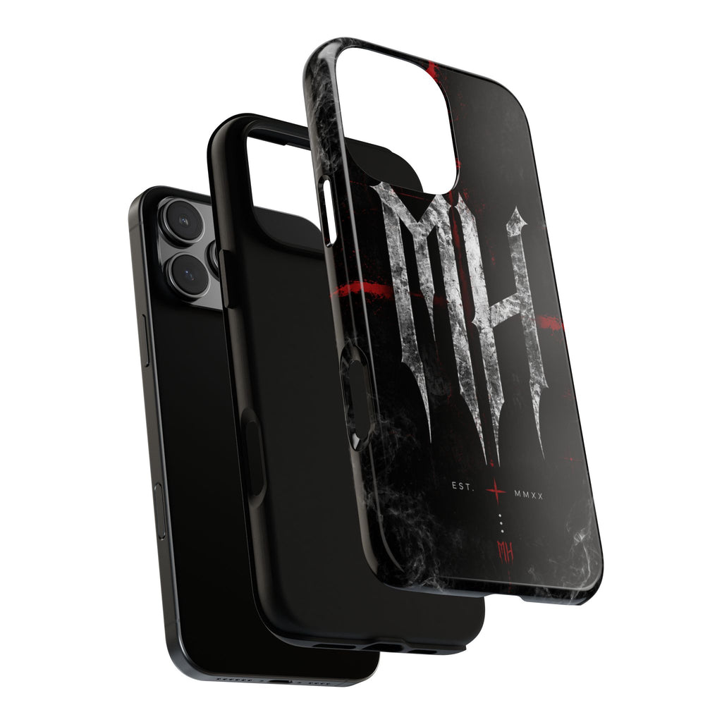 MH Industrial Logo Phone Case _ Black & Red