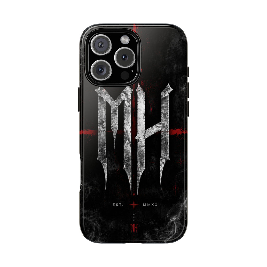 MH Industrial Logo Phone Case _ Black & Red