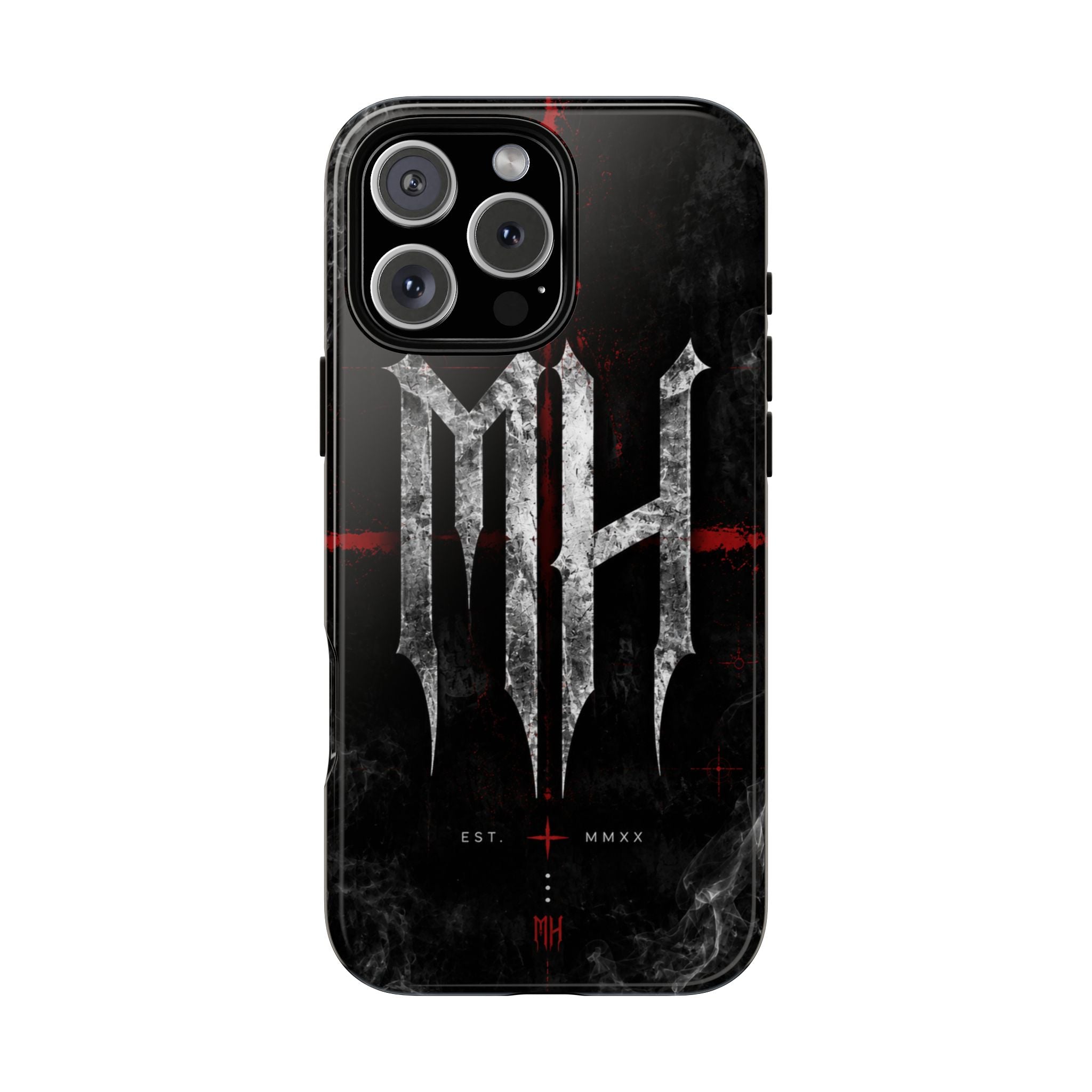 MH Industrial Logo Phone Case _ Black & Red