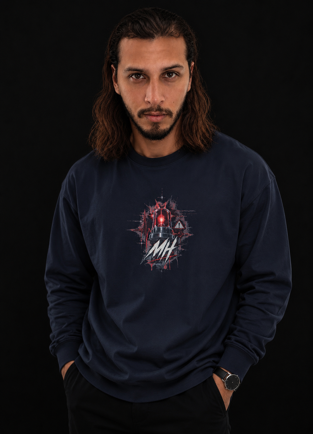 MH SIGNAL // DARK POP CREWNECK