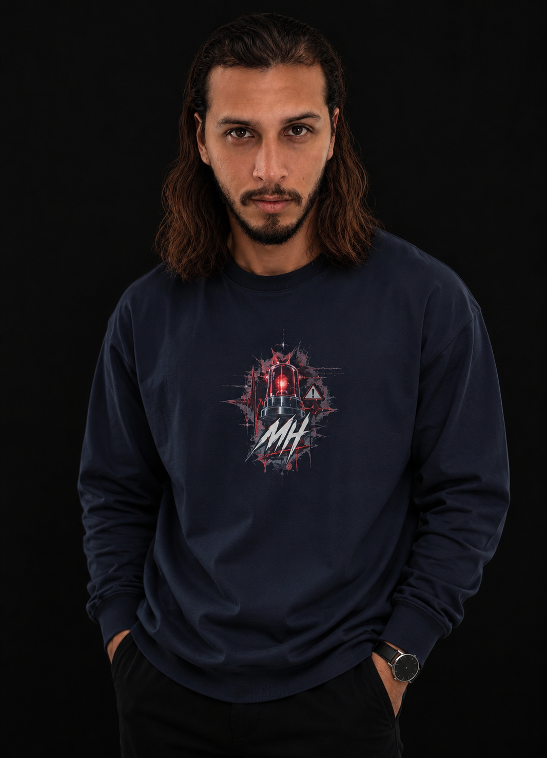 MH SIGNAL // DARK POP CREWNECK
